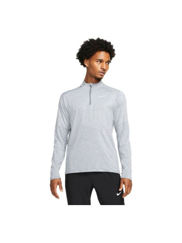 Nike DRI-FIT ELEMENT Мъжка тениска за бягане, сиво, размер