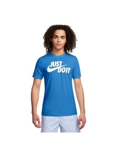 Nike NSW TEE JUST DO IT SWOOSH Мъжка тениска, синьо, размер