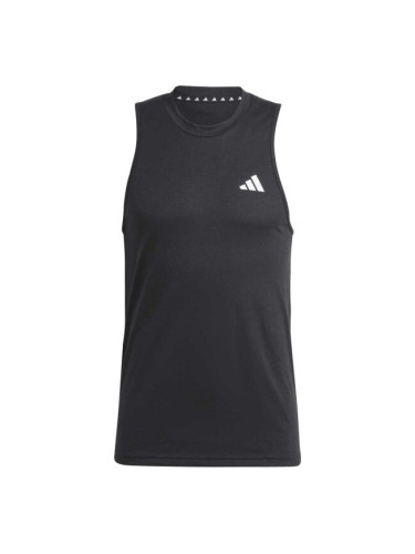 adidas TRAINING ESSENTIALS TANK Мъжки спортен потник, черно, размер