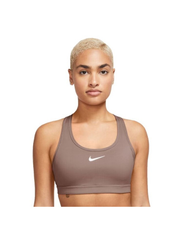 Nike SPORTSWEAR Дамско спортно бюстие, кафяво, размер