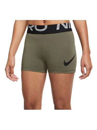 Nike W NP DF GRX SHORT 3 Дамски шорти за бягане, khaki, размер