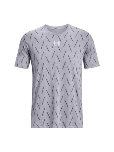 Under Armour ELEVATED CORE AOP NEW Мъжка тениска, сиво, размер