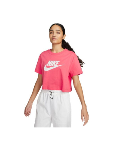 Nike NSW TEE ESSNTL CRP ICN FTR W Дамска тениска, розово, размер