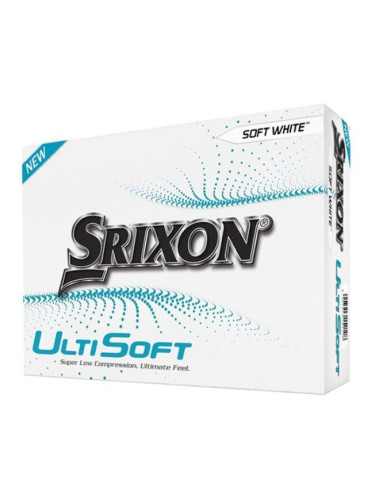 SRIXON ULTISOFT 12 pcs Топчета за голф, бяло, размер