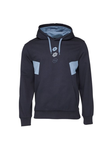 Lotto ATHLETICA PLUS IV HOODIE Мъжки суитшърт, тъмносин, размер