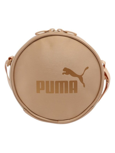 Puma CORE UP CIRCLE BAG Дамска чанта, златно, размер