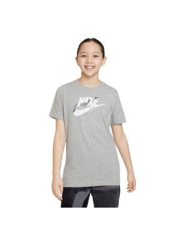 Nike SPORTSWEAR Тениска за момичета, сиво, размер