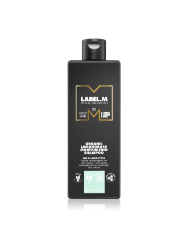 label.m Organic Lemongrass хидратиращ шампоан за всички видове коса 300 мл.