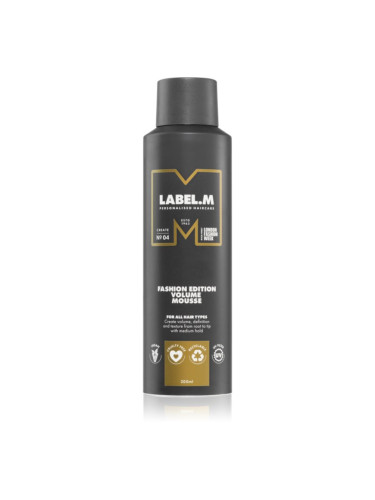 label.m Fashion Edition луксозна пяна за обем за всички видове коса 200 мл.