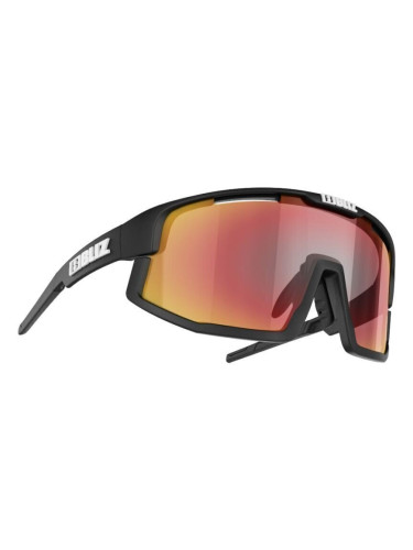 Bliz Vision 52001-14 Matt Black/Brown w Red Multi plus Spare Jawbone White Колоездене очила