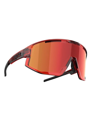 Bliz Fusion 52305-44 Transparent Red/Brown w Red Multi plus Spare Jawbone Transparent Black Колоездене очила