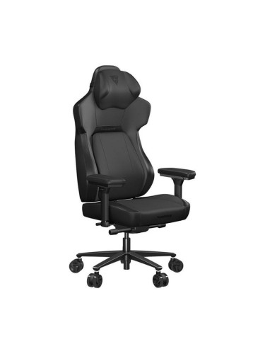 Геймърски стол ThunderX3 Core Modern, до 150kg, изкуствена кожа, алуминиева база, SYNC6 механизъм, регулируеми подлакътници, черен