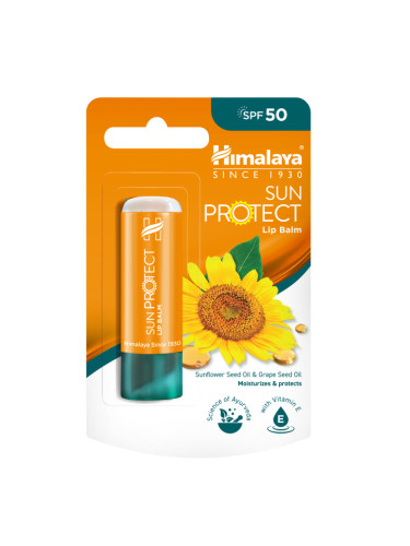 Слънцезащитен балсам за устни SPF 50, 4,5 g, Himalaya Wellness