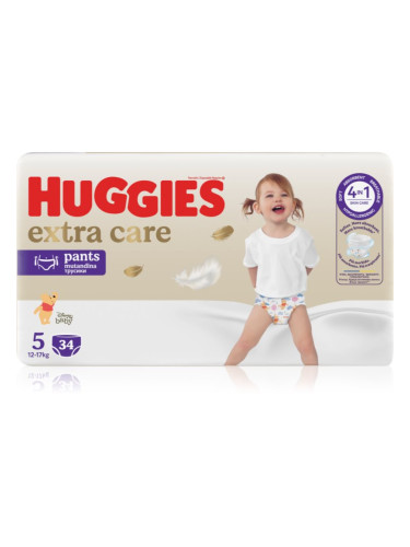 Huggies Extra Care Pants Size 5 еднократни пелени гащички 12 - 17 kg 34 бр.