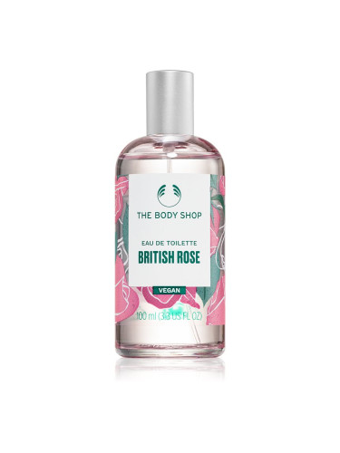 The Body Shop British Rose тоалетна вода с аромат на цветя за жени 100 мл.
