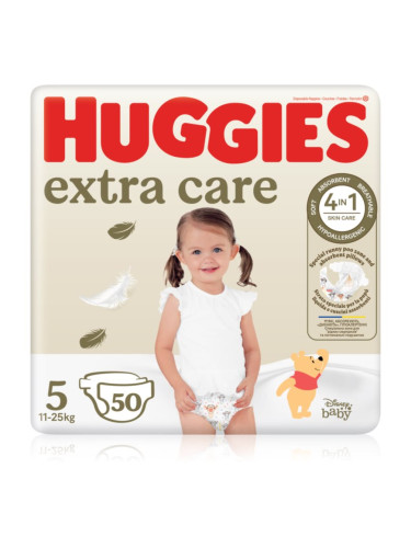 Huggies Extra Care Size 5 еднократни пелени 11-25 kg 50 бр.