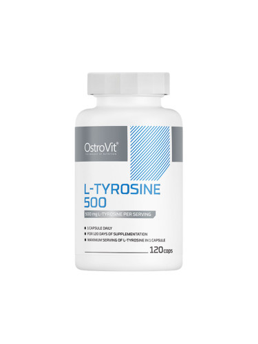 OstroVit L-тирозин 500 mg за здрава нервна система х120 капсули