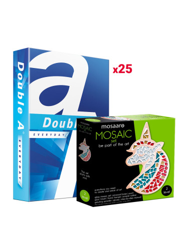 25xDouble A Everyday A4+мозайка еднорог