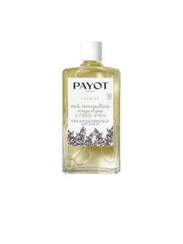 Payot Herbier Organic Face And Eye Cleansing Oil With Olive Oil Почистващо масло за лице и очи с маслиново масло