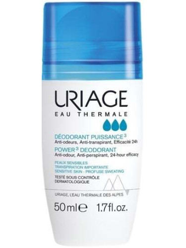 Uriage Power 3 Deodorant Roll On Дезодорант против изпотяване