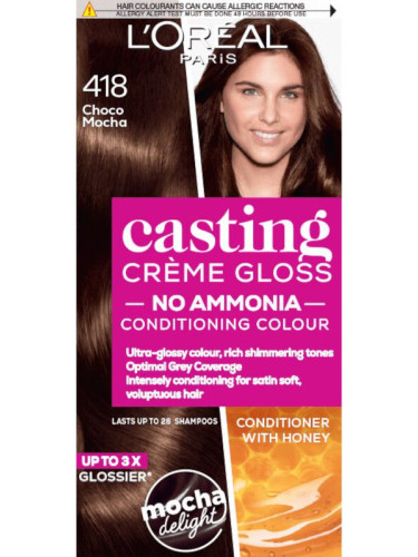 L'Oreal Paris Casting Creme Gloss 418 Choco Mocha Боя за коса