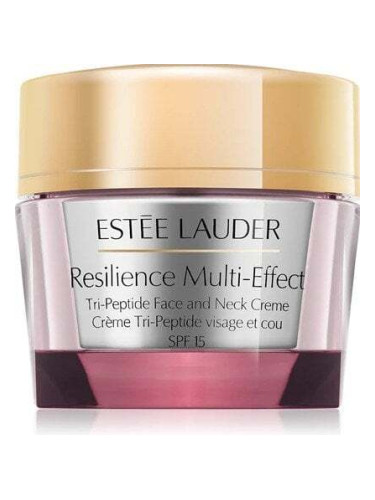 Estee Lauder Resilience Multi-Effect Tri-Peptide Face and Neck Creme SPF 15 Дневен крем за лице и шия за суха кожа