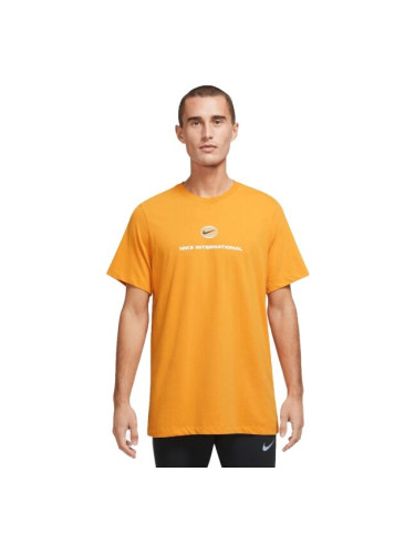 Nike U NK DF TEE RUN DIVISION SU22 Мъжка тениска, оранжево, размер