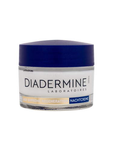 Diadermine Age Supreme Regeneration Night Cream Нощен крем за лице за жени 50 ml увредена кутия
