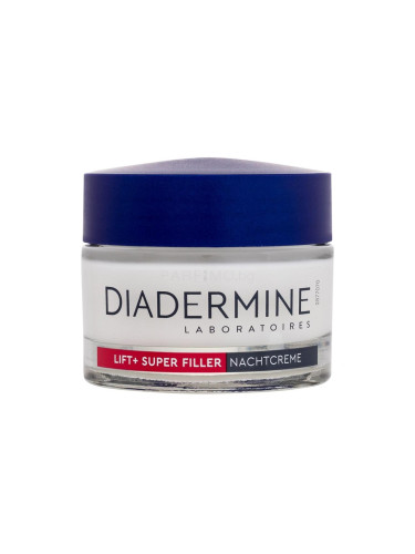 Diadermine Lift+ Super Filler Anti-Age Night Cream Нощен крем за лице за жени 50 ml увредена кутия