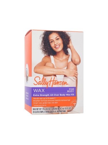 Sally Hansen Wax Extra Strength All-Over Body Wax Kit Продукти за депилация за жени Комплект увредена кутия