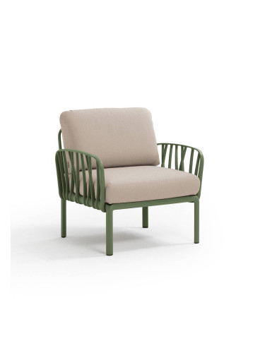 Кресло цвят зелен агаве/ платно