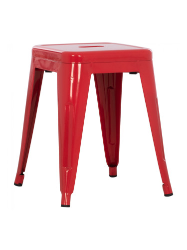 Метален стол червен цвят
