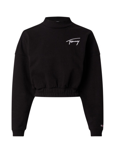 Tommy Jeans Sweatshirt - TJW BXY CROP SIGNATU black
