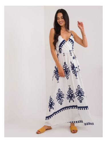 Dress-DHJ-SK-16201.84-white-navy blue