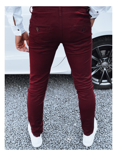 Men's Dstreet trousers burgundy