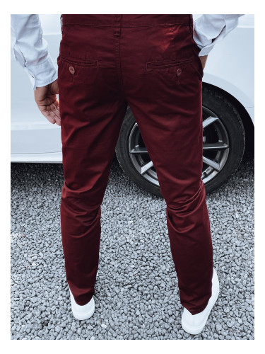 Men's Dstreet trousers burgundy