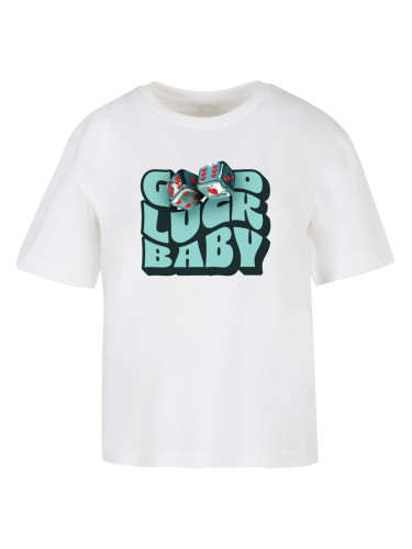 Women's T-shirt Good Luck Baby white