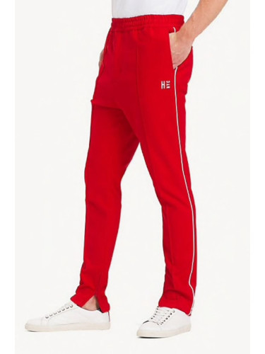 Tommy Hilfiger Sweatpants - TAPERED ACTIVE PANT CONTRAST WB red