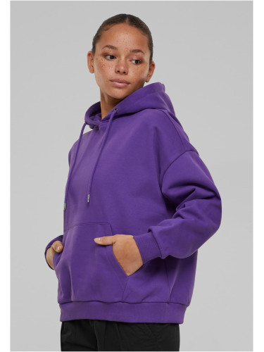 Women's Organic Oversized Hoodie Purple