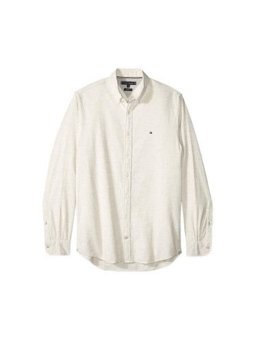 Tommy Hilfiger Shirt - HEATHER CORDUROY SHIRT beige
