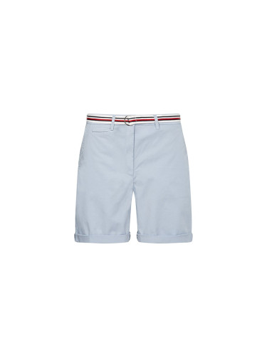 Tommy Hilfiger Shorts - COTTON TENCEL CHINO RW SHORT light blue