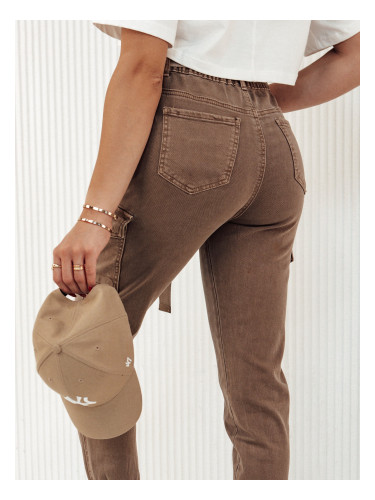 COMFY STREET Women's Trousers Brown Dstreet