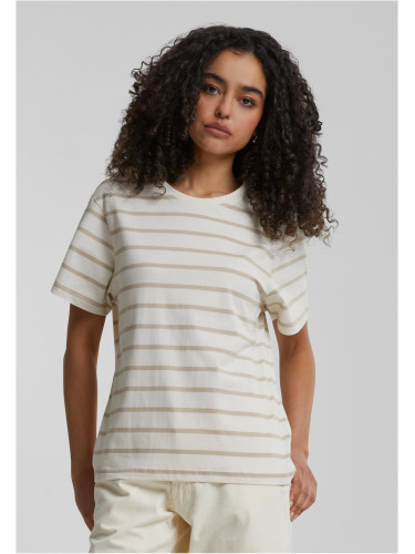 Women's Striped T-Shirt Box Beige