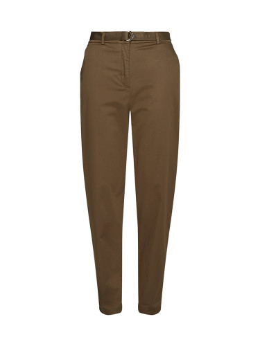 Tommy Hilfiger Trousers - COTTON SATEEN TAPERED CHINO PANT green