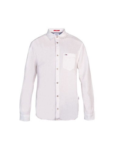 Tommy Jeans Shirt - TJM SOLID FLANNEL SH white
