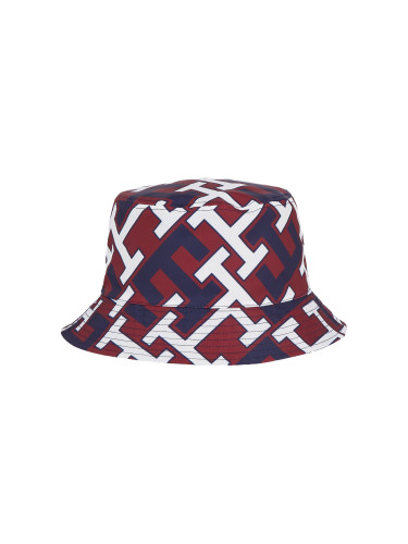 Tommy Hilfiger Hat - TH MONOGRAM REV BUCKET HAT blue