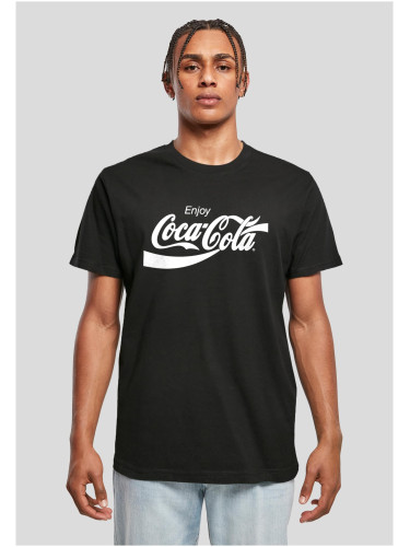 Men's T-shirt with Coca Cola logo black