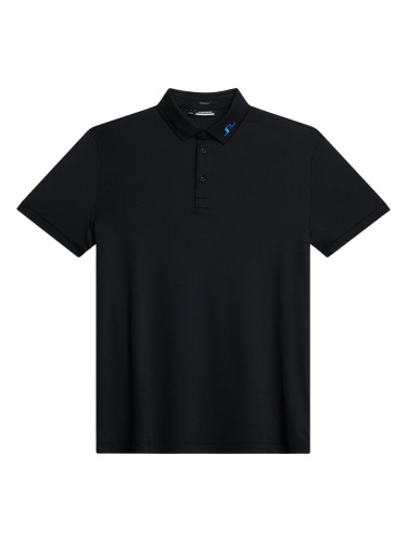 J.Lindeberg KV Regular Fit Polo Black XL Риза за поло
