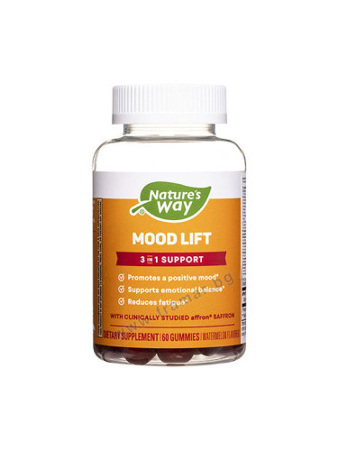 МУУД ЛИФТ БАЛАНС И НАСТРОЕНИЕ желирани таблетки * 60 NATURE'S WAY