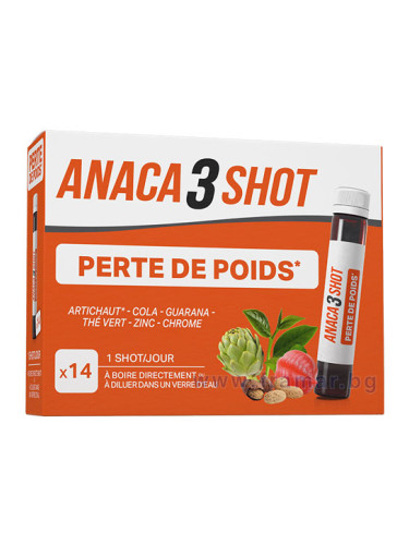 АНАКА 3 ЗА ОПТИМАЛНО ТЕГЛО флакон 25 мл * 14